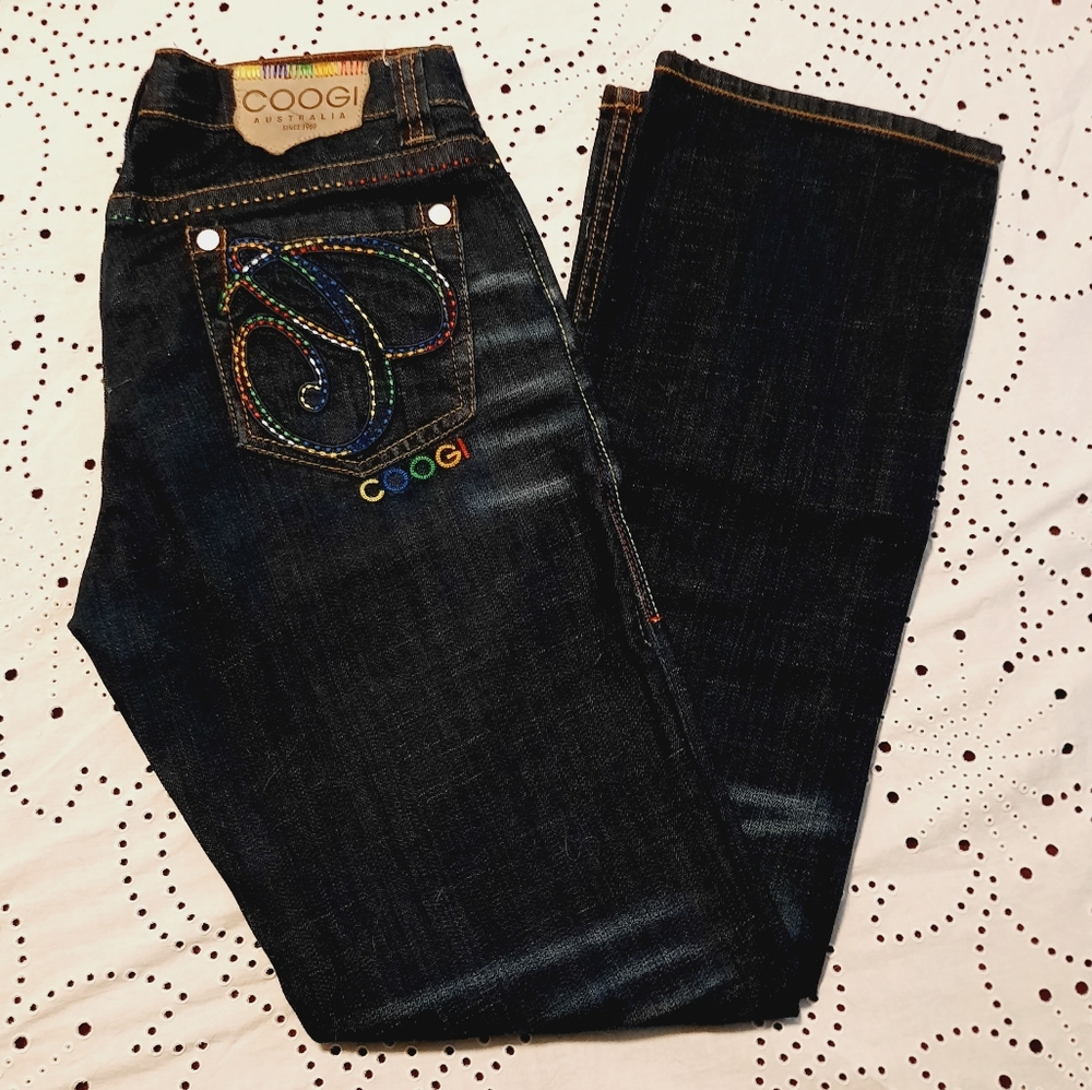 11/12 COOGI Colorful Dark Jeans
